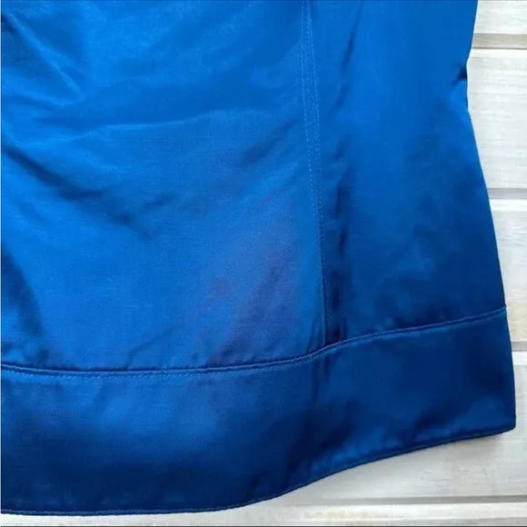 Vera Wang Lavender Label Zip Back Beaded Collar Shell - size 8 - Picture 3 of 8